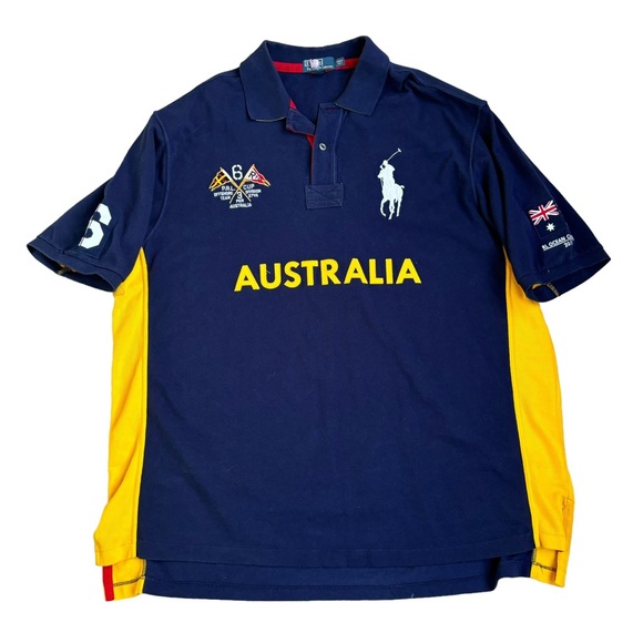 Polo Ralph Lauren Other - Men's Polo Ralph Lauren Shirt Big Pony Australia 2011 Offshore Ocean